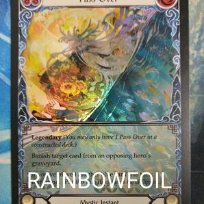 Flesh and Blood 時の経過/Pass Over LGS RAINBOWFOIL 英語版1枚