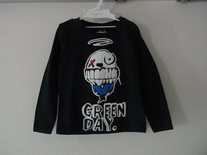 即決　green day　長袖Ｔシャツ　ロンＴ　ロックＴ　黒　100くらい