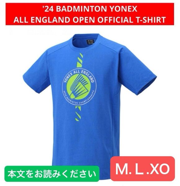 YONEX '24 バドミントン 全英選手権大会 記念Tシャツ(UNI)