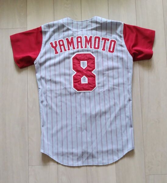 【レア】広島 東洋 カープ 山本 ビジター ユニフォーム デサント S