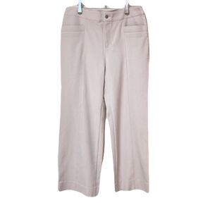 AI COLECTION パンツ レディース ワイド ゆったり2XL ピンクベージュ