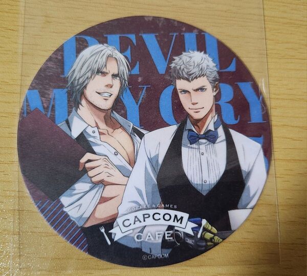 デビルメイクライ5 コースター ダンテ ネロ カプコンカフェ ノベルティ Devil May Cry DMC