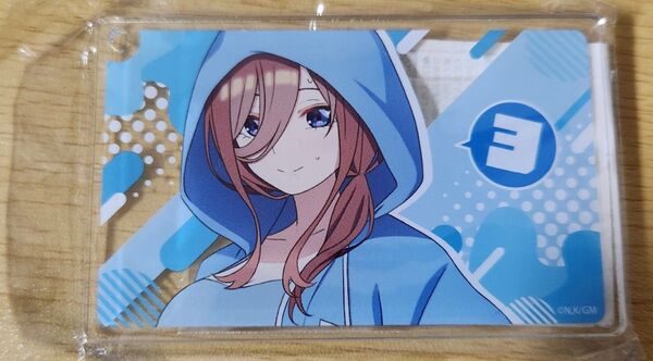 五等分の花嫁 中野三玖 カード型アクリルキーホルダー MOLLY.ONLINEスクラッチ
