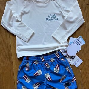 リトルウィークエンド 水着 ラッシュガード ポップコーン