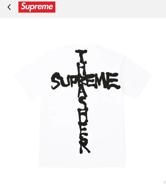 Supreme Thrasher Cross TeeサイズMホワイト!新品・未使用!