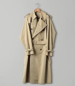 AURALEE 19SS FINX POLYESTER BIG TRENCH COAT 新品 サイズ4 ベージュ オーラリー