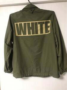 white mountaineering ホワイトマウンテニアリング コーチジャケット ウィンドブレーカー カーキ グリーン