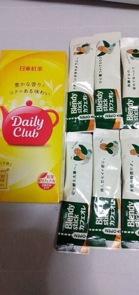 コーヒースティック、紅茶セット
