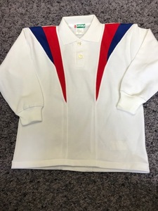 ** gym uniform 130kanoko Polo front . about red / blue line rear . about blue line OTSUKA shop number J-130-235