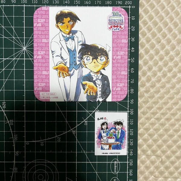 名探偵コナン カフェ 30周年 江戸川コナン服部平次工藤新一毛利蘭