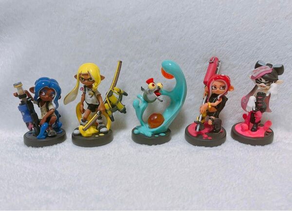 amiibo 5個セット スプラトゥーン アミーボ スプラトゥーン インクリング オクトリング コジャケ タコガール アオリ
