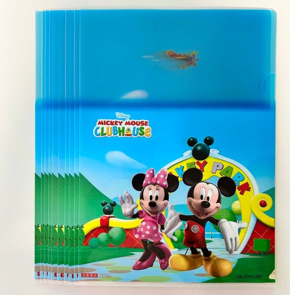 新品 ミッキーマウス クリアファイル 10枚 A4 第一生命 非売品 ミニー