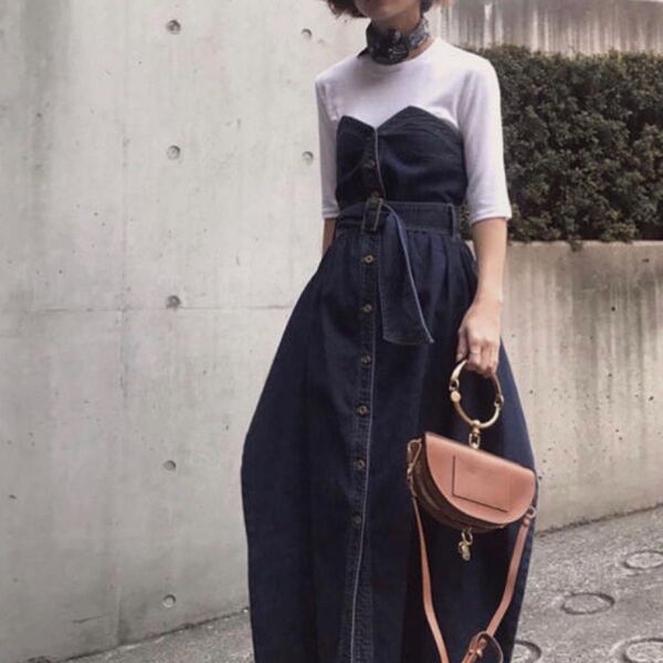 Ameri VINTAGE アメリヴィンテージ DENIM UNIFY DRESS ワンピース