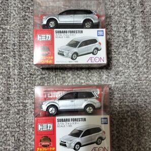 新品 トミカ スバルフォレスター チョコ イオン バレンタイン トミカ AEON 2個セット