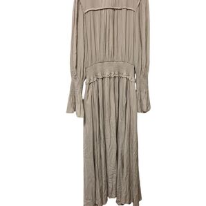 JILLSTUART ジルシュチュアート ピンク ベージュ モテ デート 着痩せ ベージュ ピンク 無地 着回し ロング