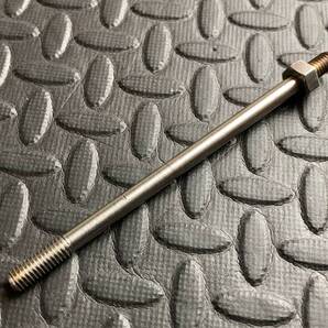 ステンレス製 銛先用ネジ棒 M6-P1.0×L160mm★アクアヤス水中銃手銛魚突き