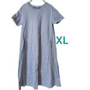 GU 半袖 ロングトップ ワンピース