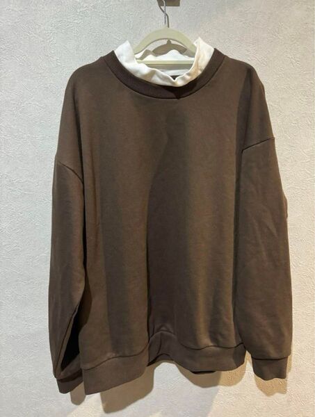 niko and… フェイクモックネックプルオーバー L