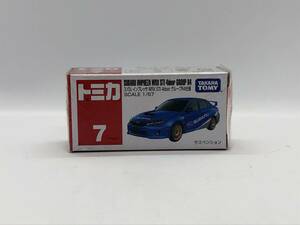 トミカ　7　新品未開封　 インプレッサ　WRX　STI　4door グループR4仕様 subaru impreza