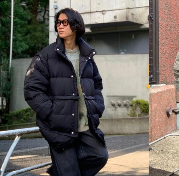 YOKEヨーク MULTI DETACHABLE RV DOWN JKT ダウンジャケット ブラック