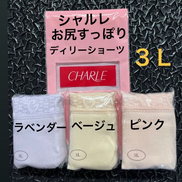 シャルレ お尻すっぽりディリーショーツ 3Lサイズ