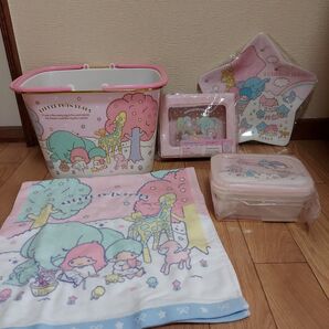 Sanrio新品 リトルツインスターズ フリーボックス 動物 キリン 妖精 ゾウ 5点セット 当時物 レトロ サンリオ レア