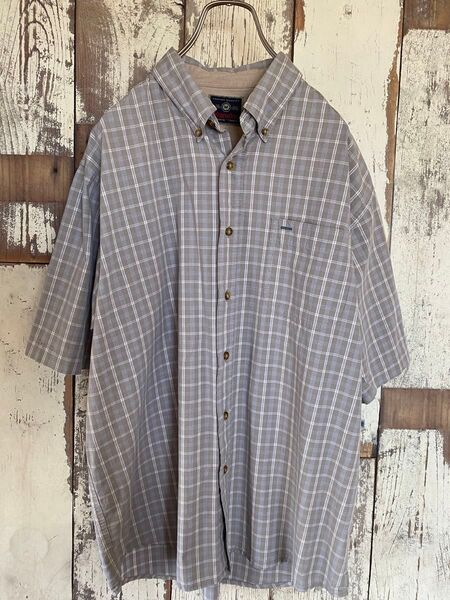 Wrangler チェック柄 半袖シャツ 90's ストリート系 古着 L