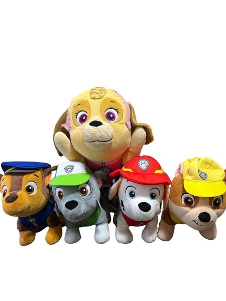 パウ・パトロールぬいぐるみ5体セット