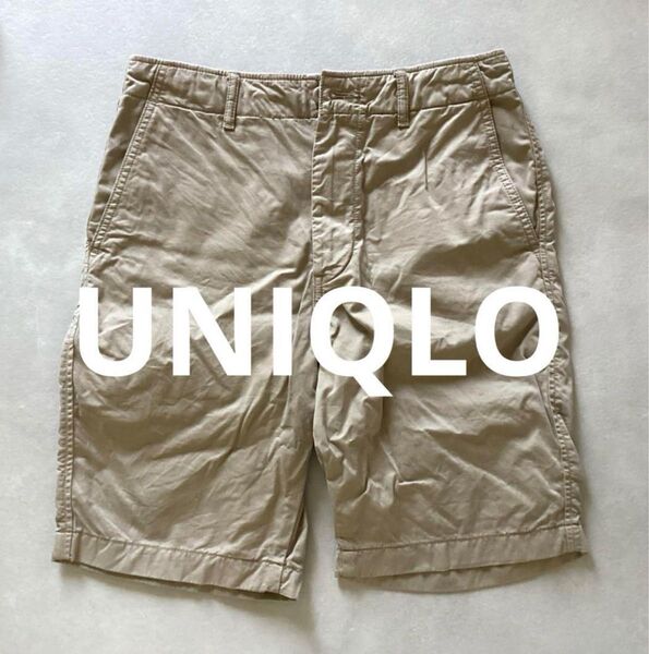 ユニクロ UNIQLO パンツ ハーフパンツ ブラウン XS チノショーツ ショートパンツ