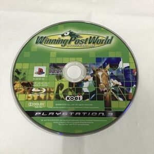 P49420 ◆ウイニングポスト ワールド PS3 ゲームソフト ディスクのみ