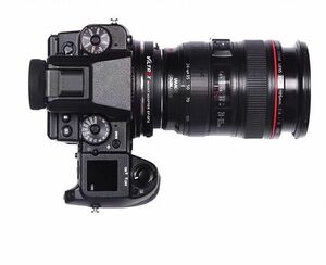 AF. работа также возможен Viltrox EF-GFX Canon EF- Fuji Film GFX крепление крепление адаптор FUJIFILM GFX50S/50R для 