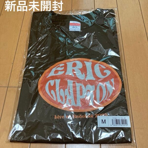 新品未使用★ エリッククラプトン ★ERICCLAPTON ★武道館 2023 ロゴTシャツ M★カテゴリー変更可能