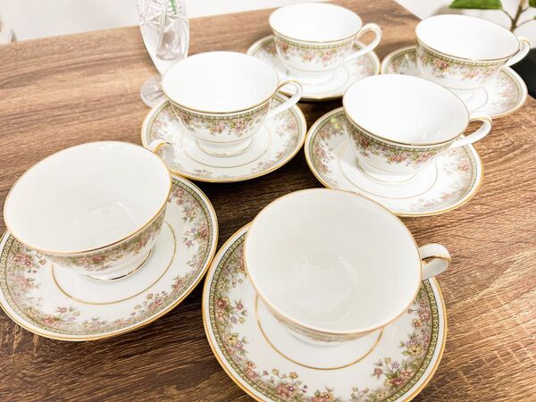 Noritake ノリタケ カップ ソーサー 6客組