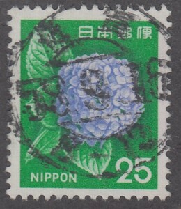 (19151)25円新紫陽花　試行印佐賀