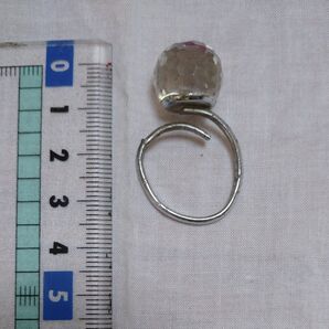 指輪 リングガラス透明