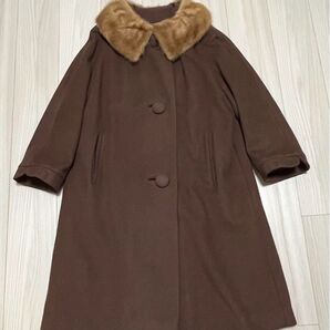 ロングコート ブラウン ヴィンテージ