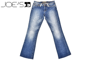 J7294★送料無料★美品★JOE'S JEANS ジョーズジーンズ★正規品USAアメリカ製ヴィンテージ加工デニム ジーンズ 25