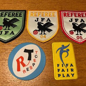 JFA レフリー ワッペン 5枚セット ワッペン