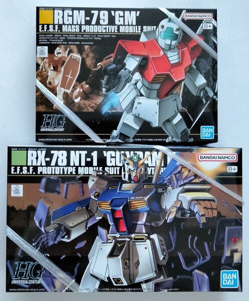 HGUC ガンダムNT-1 、HGUC ジム 未開封品