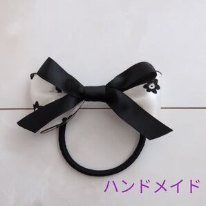 ヘアアクセサリー リボン ハンドメイド