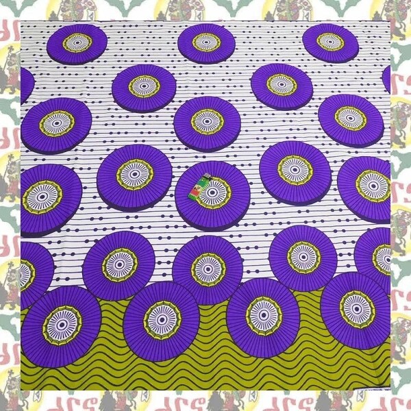 【SALE/180cm x 110cm/2ヤード】アフリカンプリント生地 barg-m25 アフリカ布 アフリカ生地 ゴールドプリント アンカラ キテンゲ パーニュ
