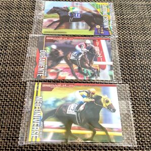 サラブレッドホースコレクション ツインウエハース ノーマル 競馬 カード M.デムーロ 3点 セット