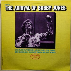 Bobby Jones - Arrival Of Bobby Jones◆カンパニースリーヴ付◆Richard Davis / Charles McPherson / Jaki Byard / Bob Dorough◆CST 9022