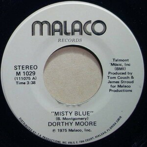 試聴可◆送料165円◆Dorthy Moore - Misty Blue / Here It Is◆Malaco Records / M 1029◆7inch・7インチ