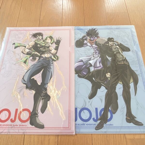 ジョジョ 10周年記念展 クリアファイル ジョセフ・ジョースター 空条承太郎