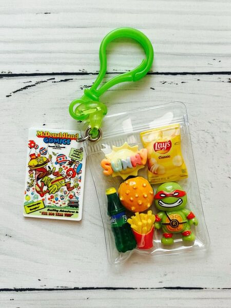 ガチャ詰めポーチ風☆アメトイカメ☆キャンディバックキーホルダー パーツまとめ売り