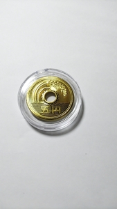 平成31年　貨幣　 2019年 ５円　硬貨　ロール出し 新品未使用 希少 １枚 コインケース入り 五円　送料無料