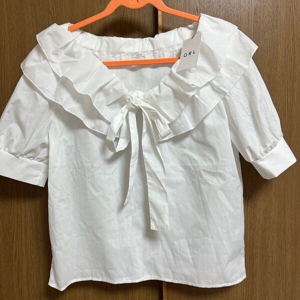 新品 グレイル ブラウス 襟元とリボンがかわいいブラウス フリーサイズ