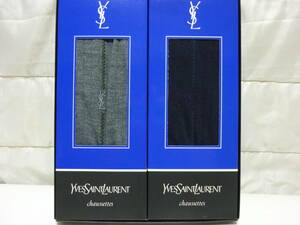 イヴ・サンローラン　Yves Saint Laurent　ソックス 靴下 2足　新品！！