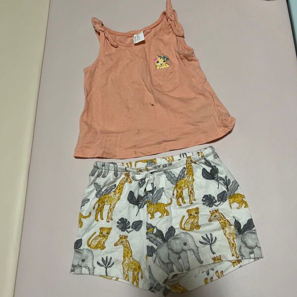 H&M セットアップ 70-80cm